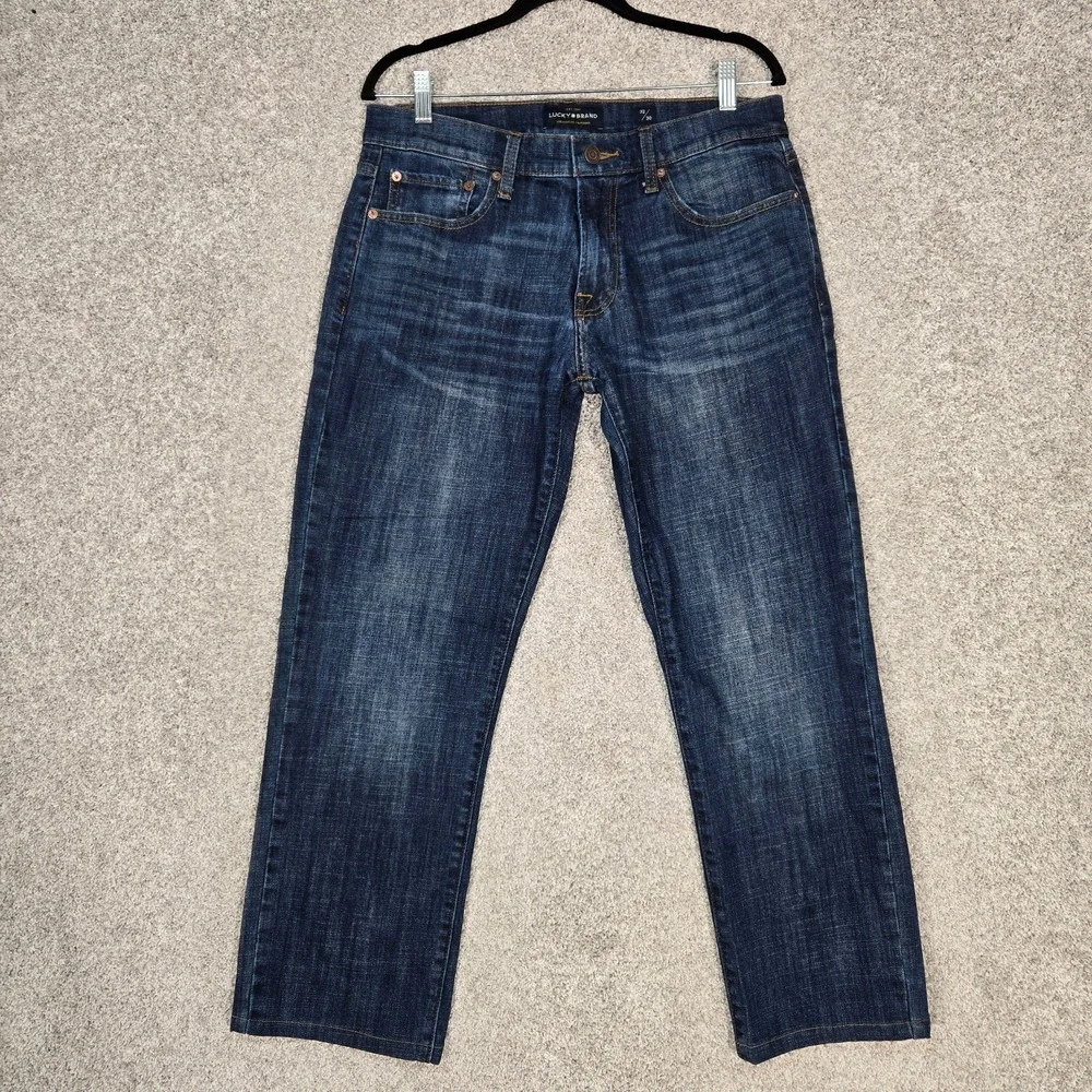 LUCKY BRAND 221 Straight Jeans mens tagged 32x30 (fit 33x27.5)